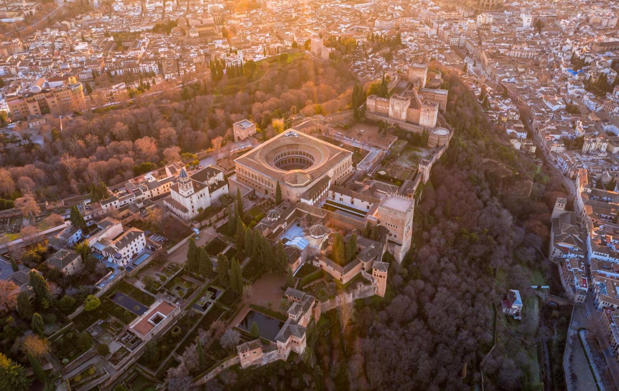 Alhambra Palace Hotel Granada Esterno foto Aerial view of the Acropolis of Athens