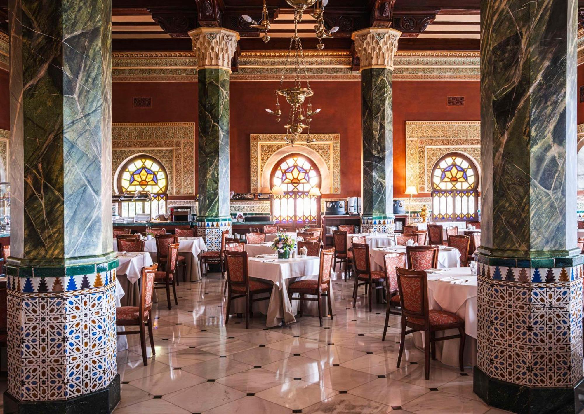 Alhambra Palace Hotel Granada Esterno foto The dining room