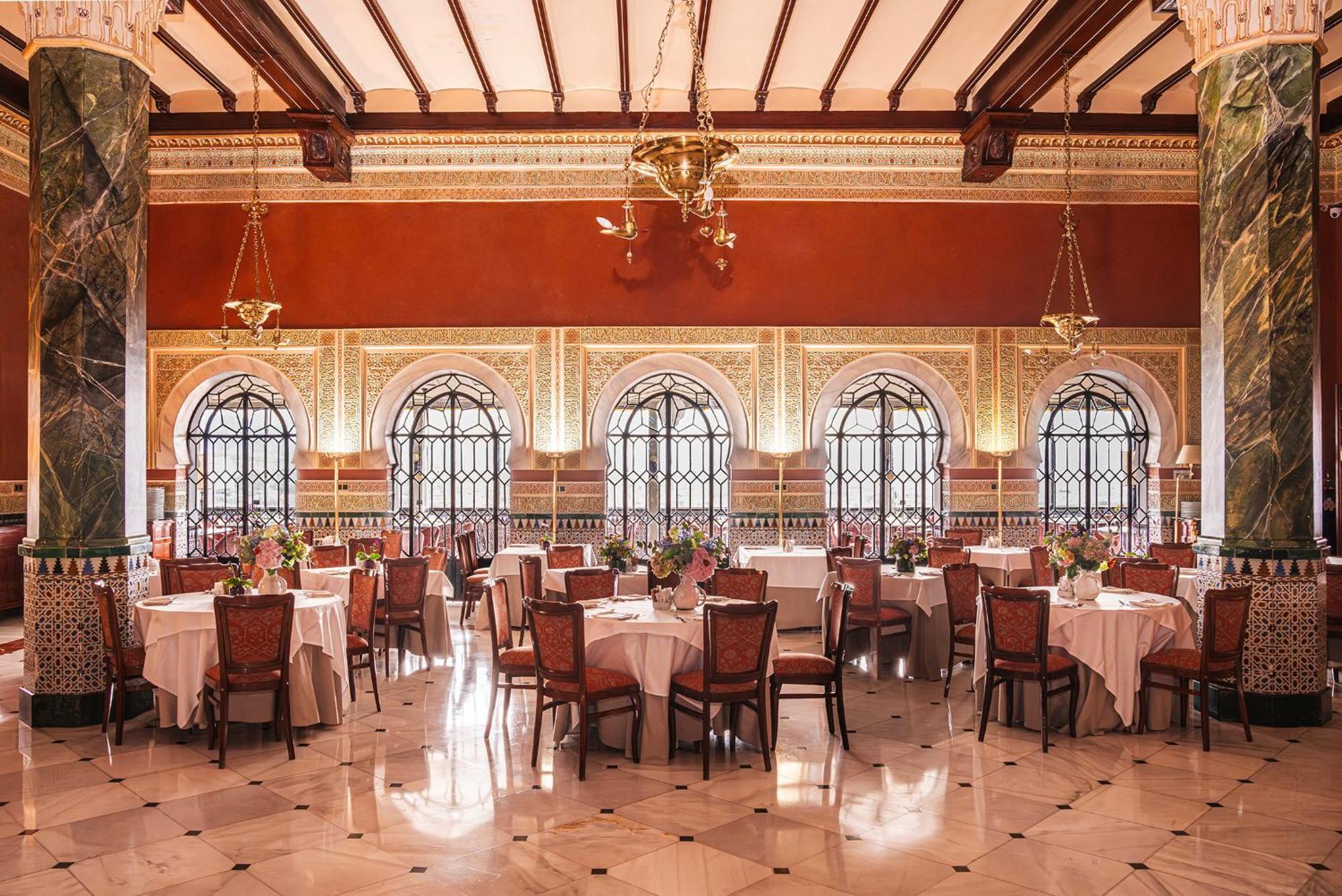 Alhambra Palace Hotel Granada Esterno foto The dining room